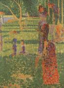 Georges Seurat Couple oil painting artist